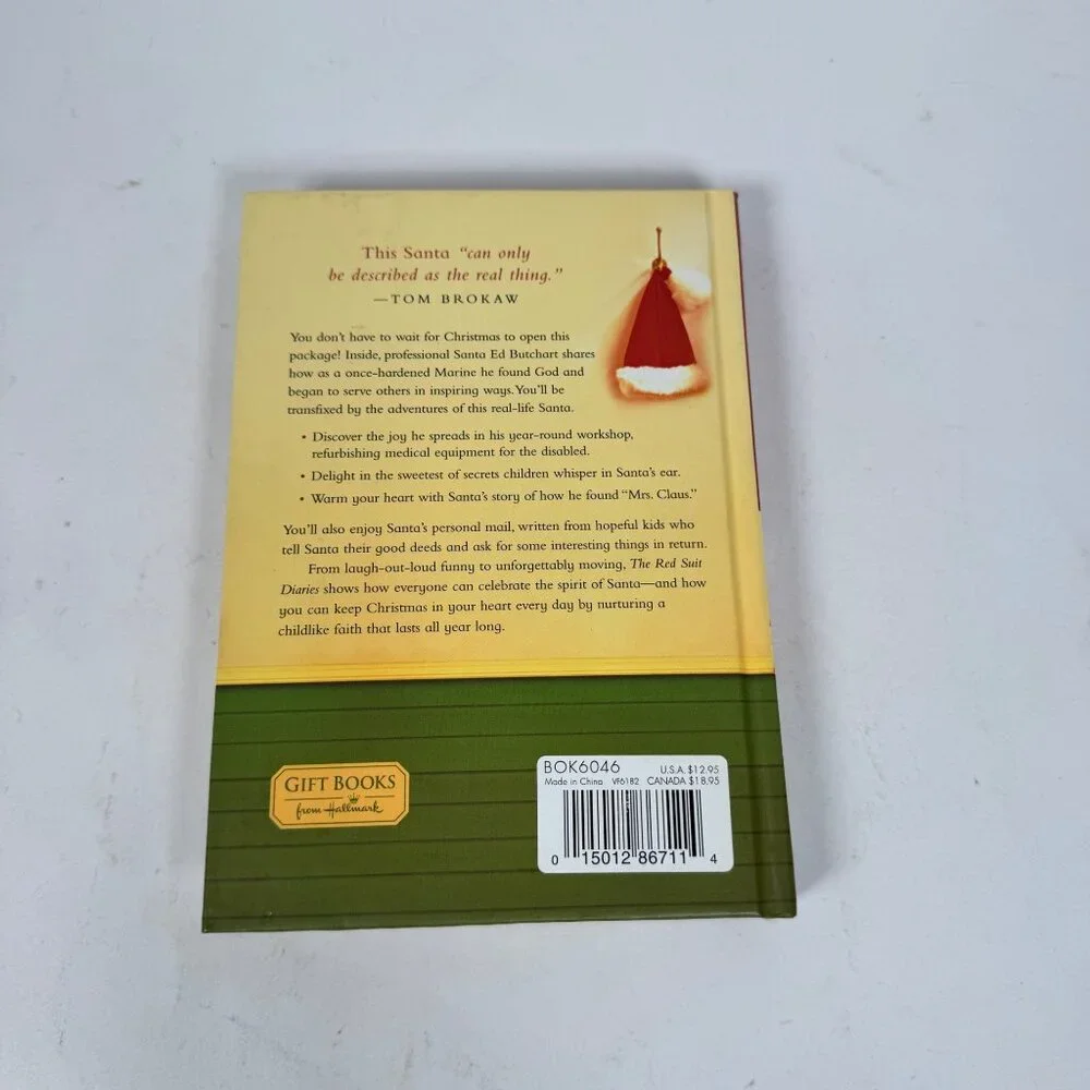 The Red Suit Diaries Ed Butchart HC 2005 Hallmark Gift‎ Book Christmas Santa